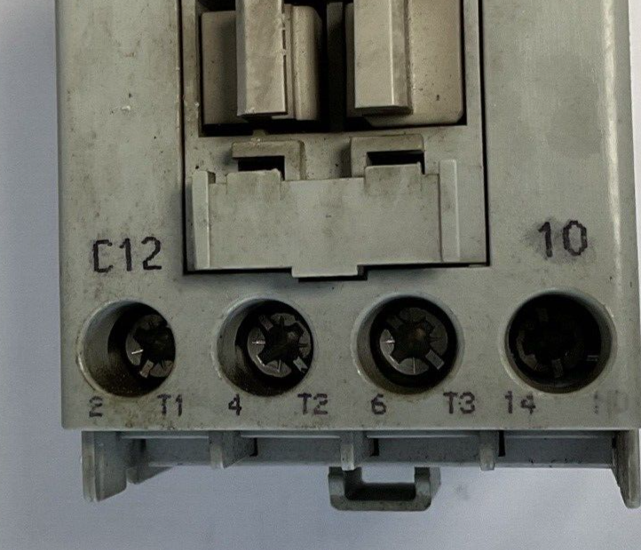 ALLEN BRADLEY 100-C12*10 CONTACTOR SER.A 600VAC 20A