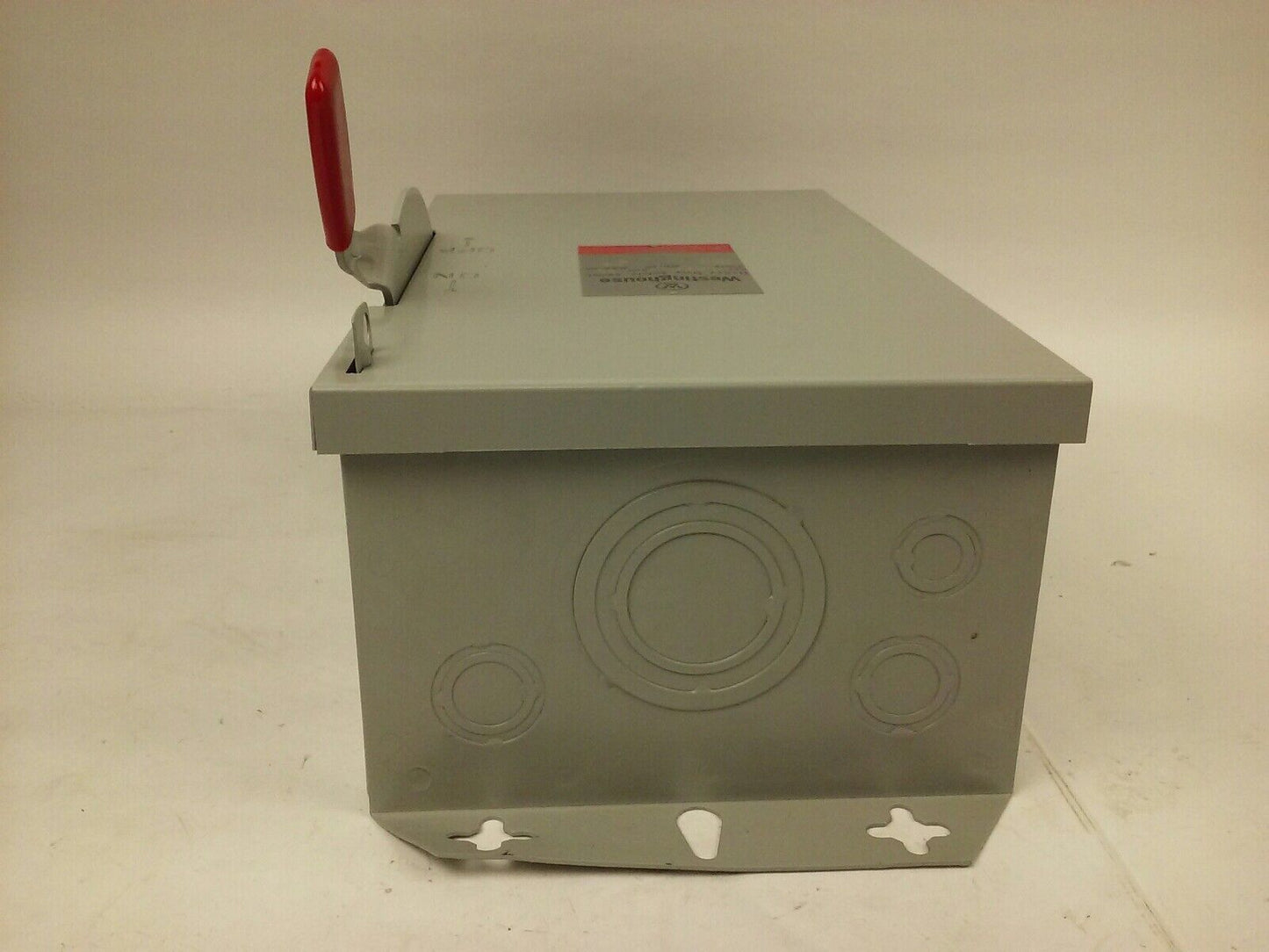WESTINGHOUSE HEAVY DUTY SAFETY SWITCH HUN261 30A, 600/480VAC/600DC, 2P, INDOOR