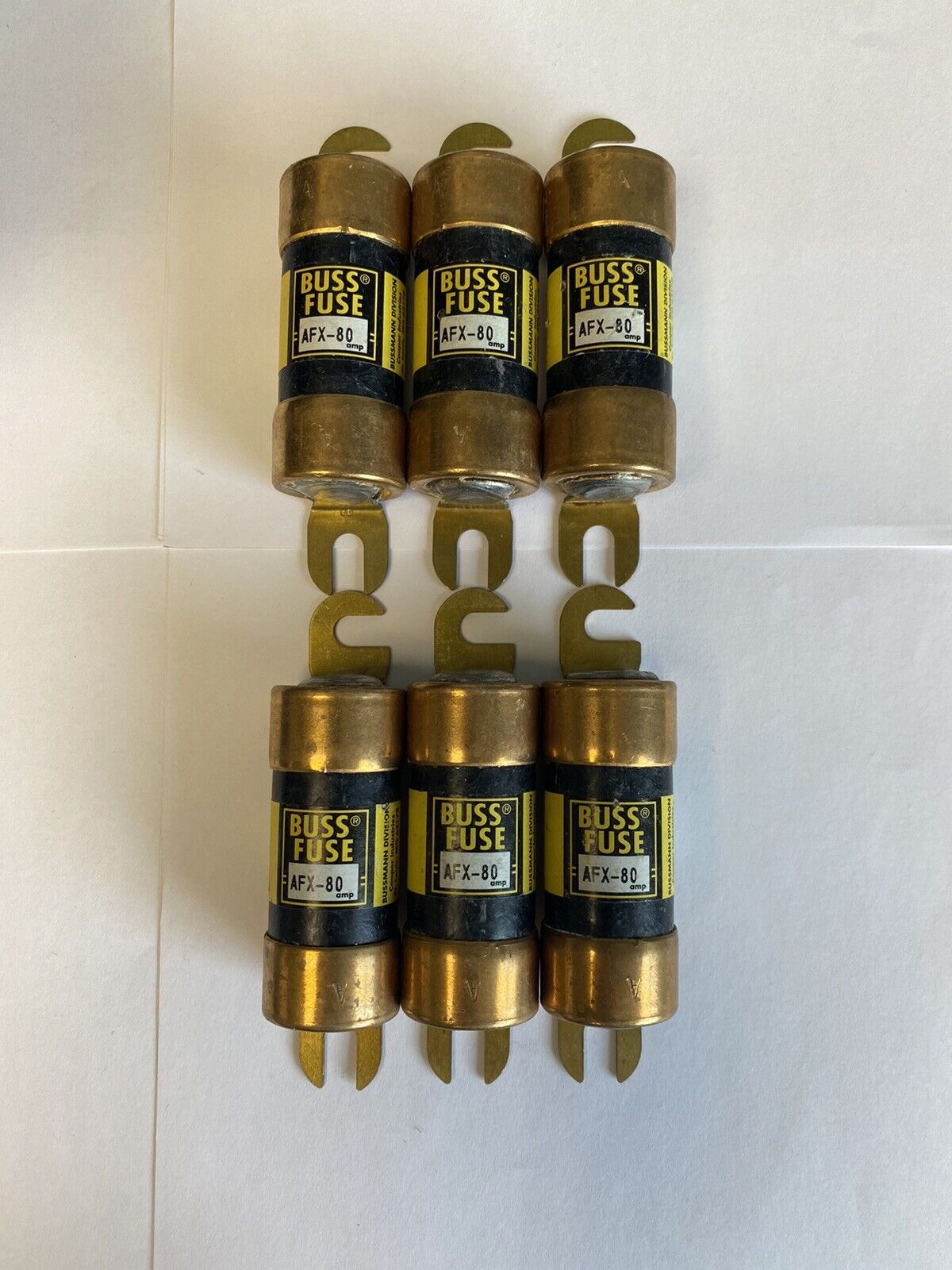 Bussmann AFX-80 80A Fuse "Lot of 6"