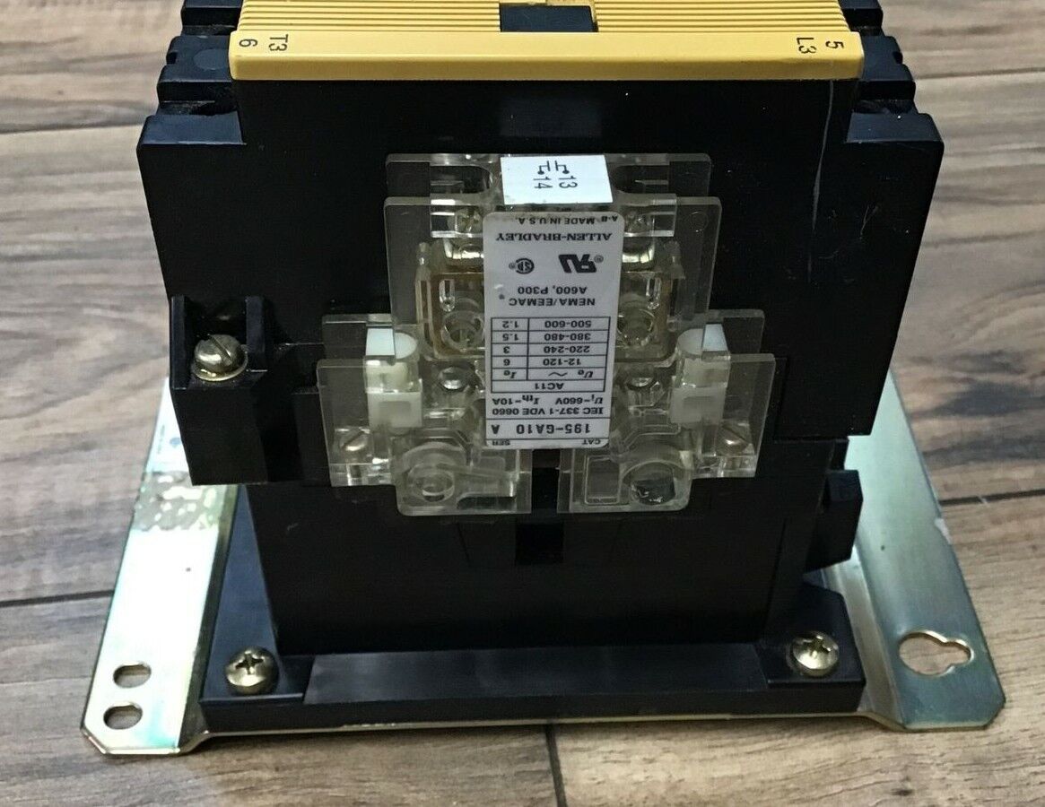ALLEN BRADLEY 104-A60ND3 REVERSING CONTACTOR SER.C 60A 660V GD473 COIL 120V