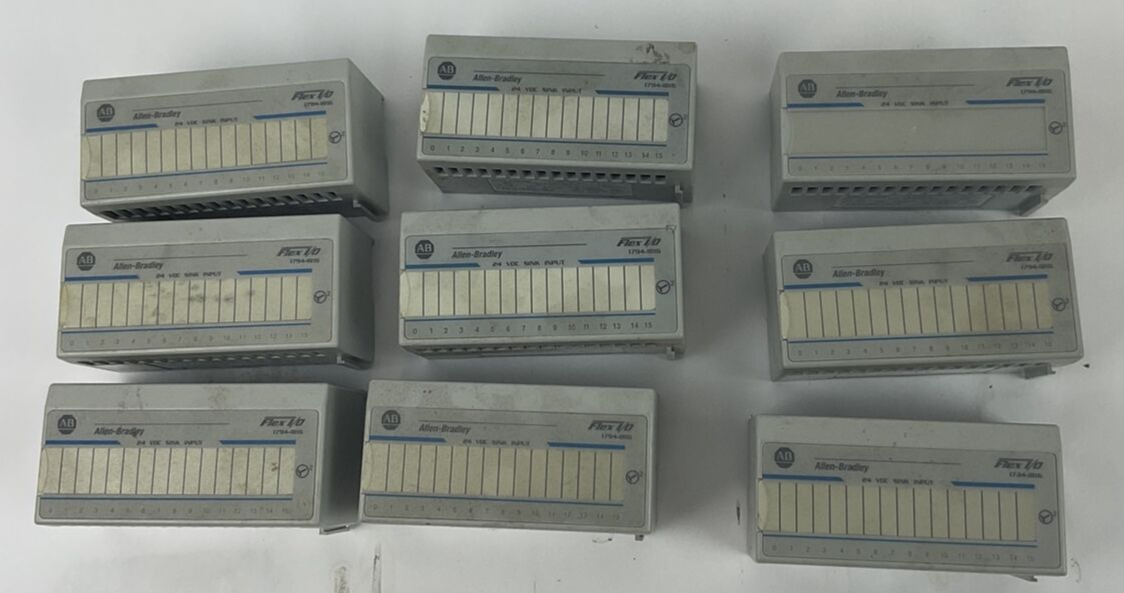 ALLEN BRADLEY 1794-IB16 SINK INPUT 24VDC SER.A REV. B02 F/W REV.BLANK***LOTOF9**