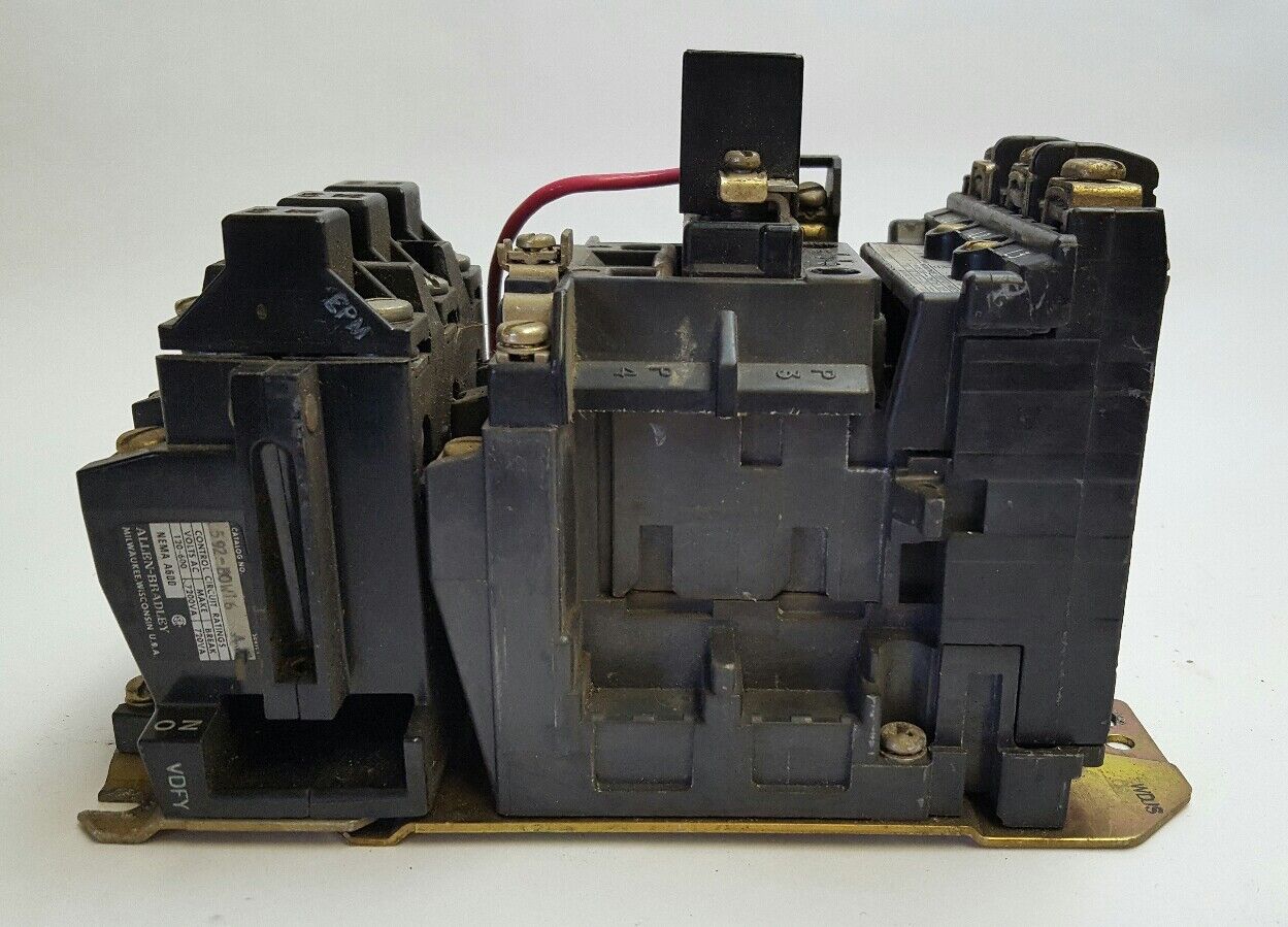 Allen-Bradley - NEMA Size 1, Cat.#509-BOD, Series A Starter - 120 VAC Coil