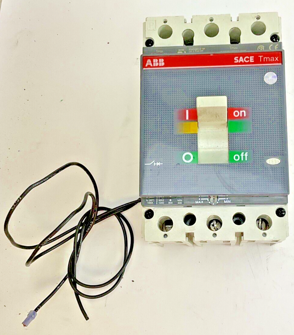 ABB SACE TS3L TMAX CIRCUIT BREAKER 100A 3POLE 600VAC