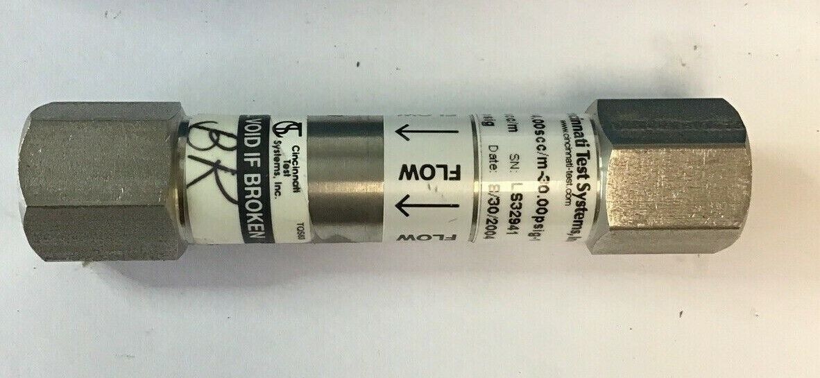 CINCINNATI TEST SYSTEMS 520-14.00SCC/M-30.00PSGI-1 LEAK DETECTION