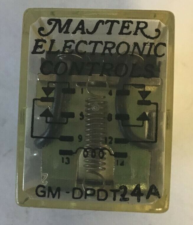 MASTER ELECTRONICS GM-DPDT-24A RELAY 24VAC***LOTOF2***