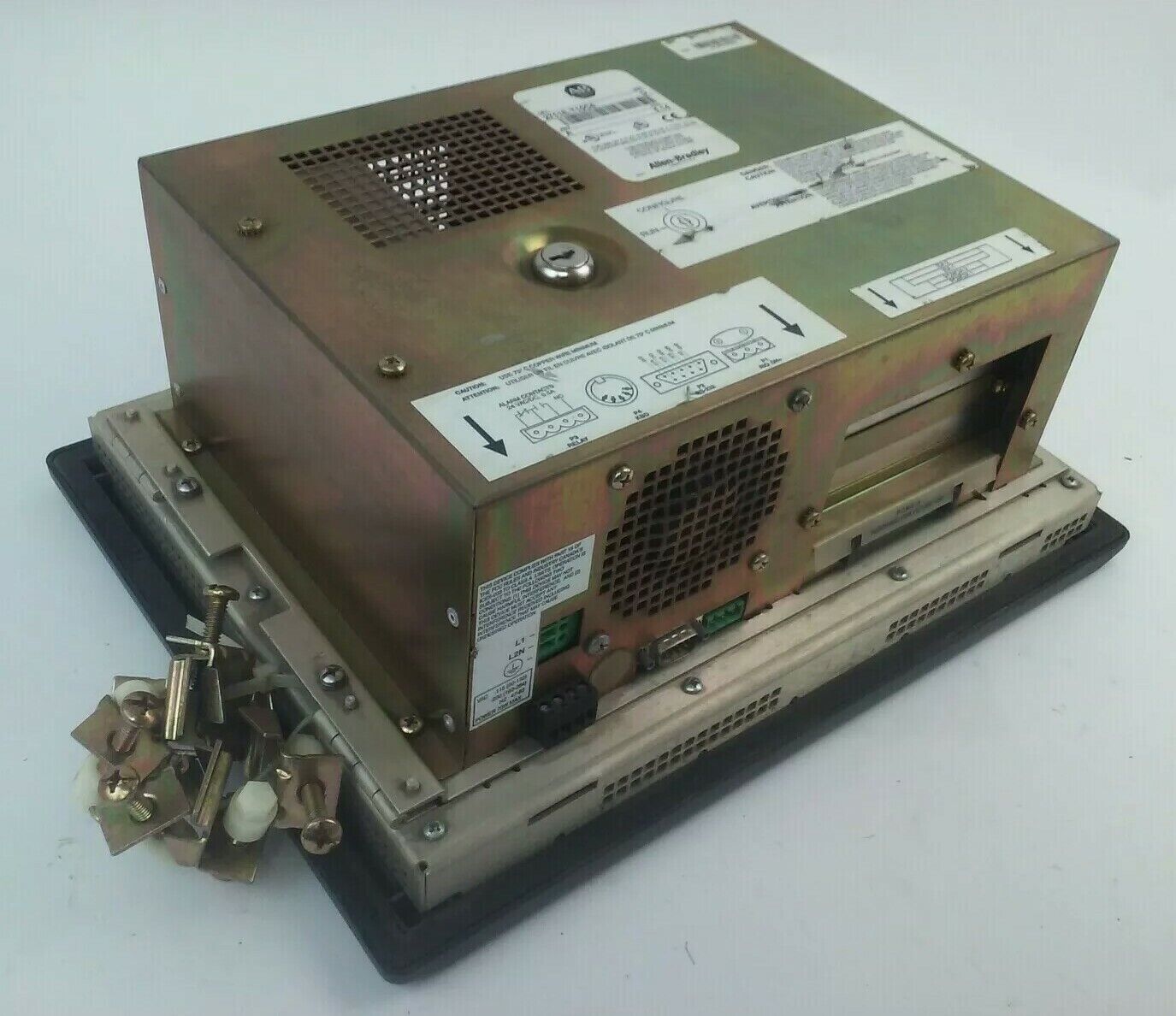 ALLEN BRADLEY 2711E-T10C6 SER. D REV. A PANELVIEW 1000E TERMINAL FRN 5.14