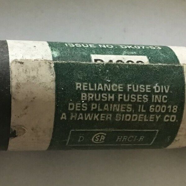 RELIANCE ECNR 60 TIME DELAY FUSE RK5 250VAC 60A CURRENT LIMITING ***LOTOF12***