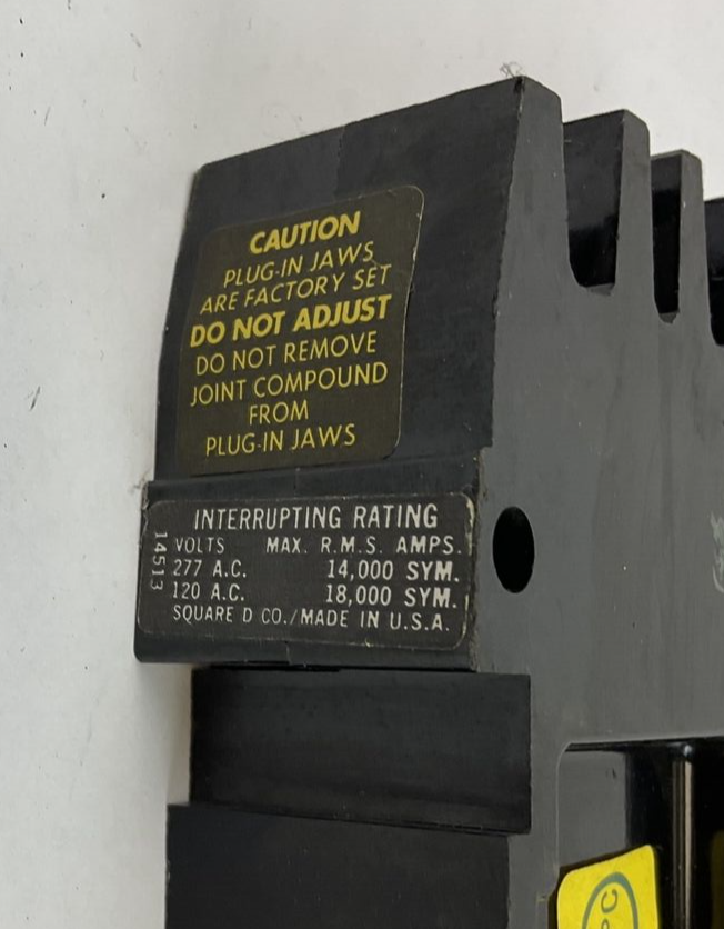 SQUARE D FY14020B CIRCUIT BREAKER 20A 277VAC 1-POLE ***LOTOF4***