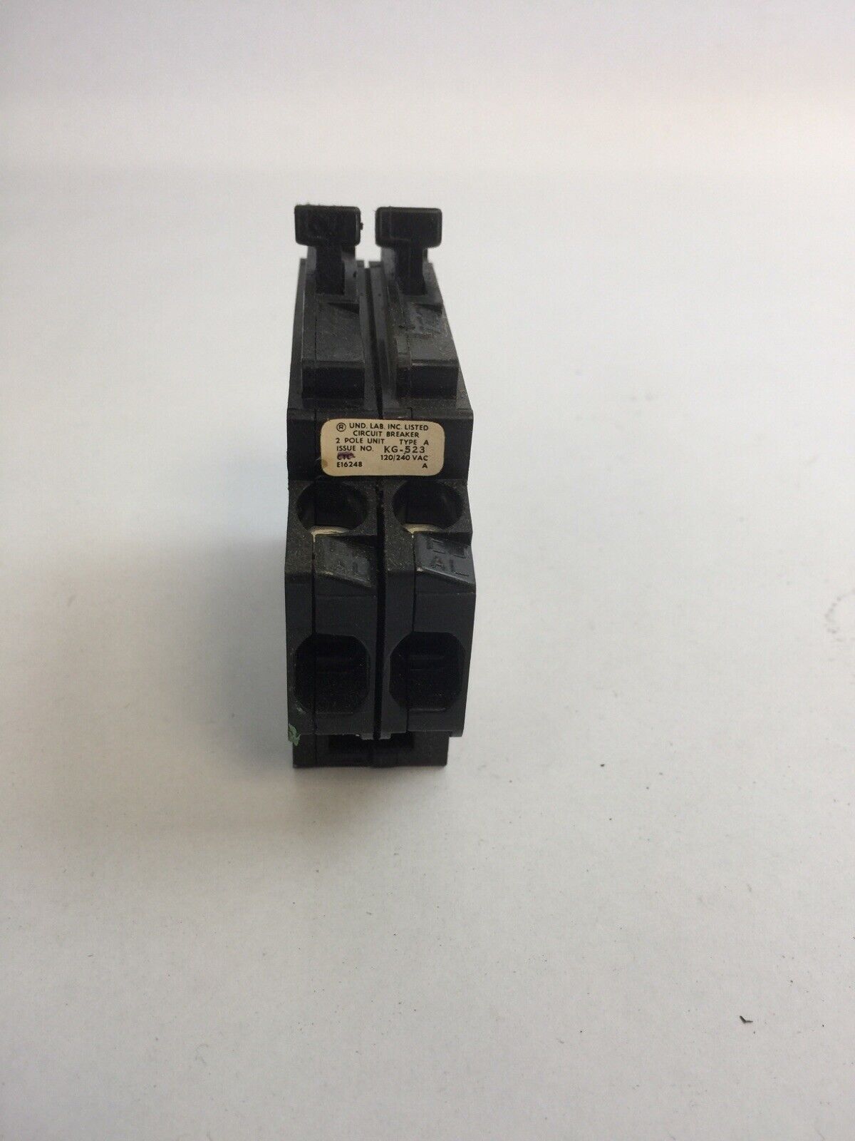AMERICAN SWITCH A-1515 CIRCUIT BREAKER 15/15A 2P 120/240VAC TYPE A ***lotof2***