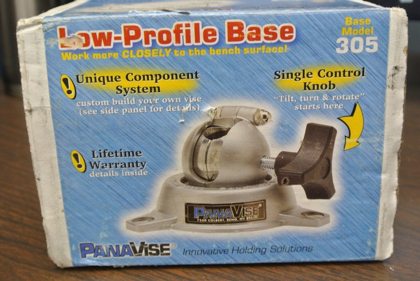 PANAVISE BASE MODEL 305 / LOW-PROFILE BASE / MODEL BUILDING, JEWELRY, HOBBY NEW