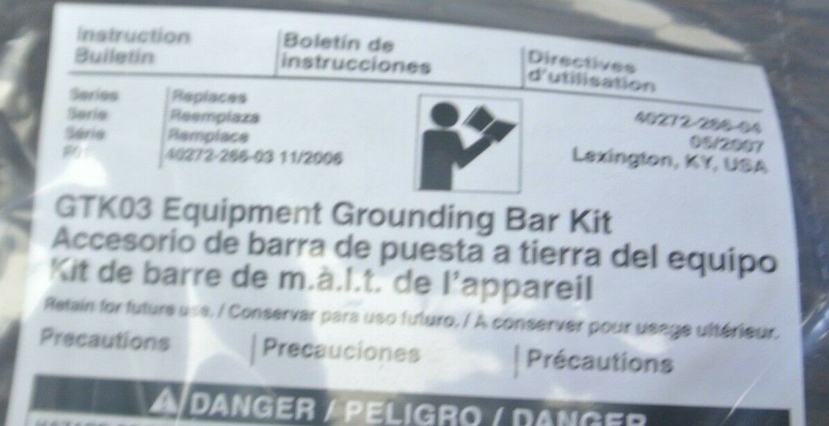 BOX of 10 / SQUARE D GTK03 EQUIPMENT GROUNDING BAR KITS / NEW SURPLUS