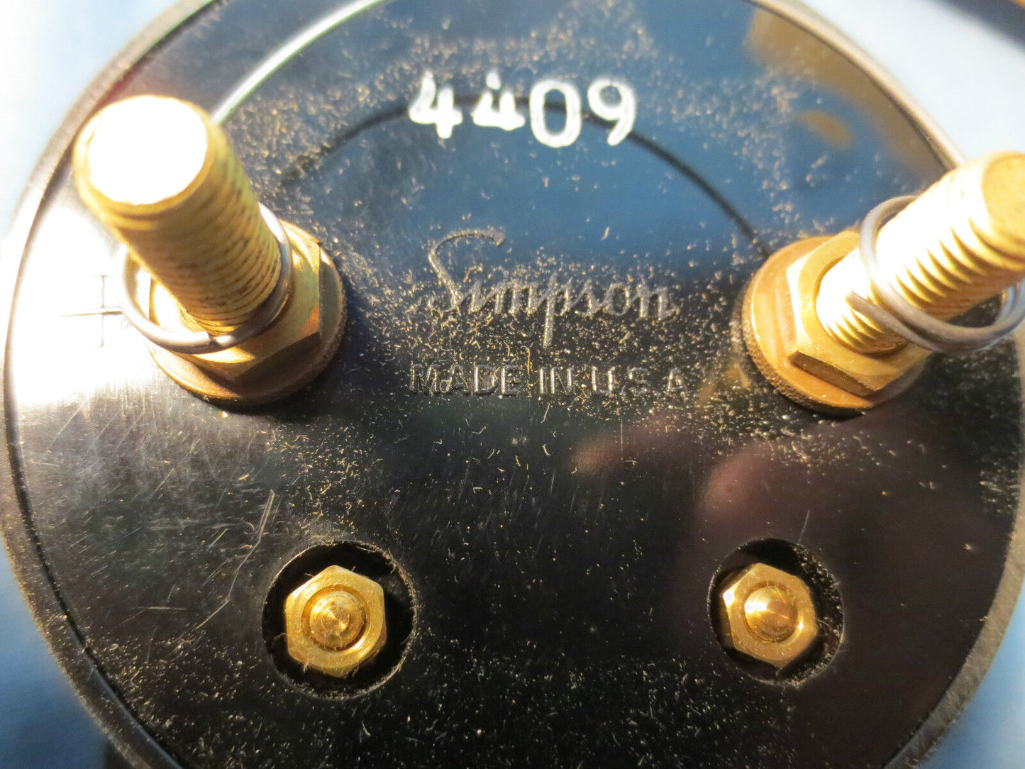 SIMPSON 03860 ANALOG PANEL METER 0-50 UADC - NEW SURPLUS