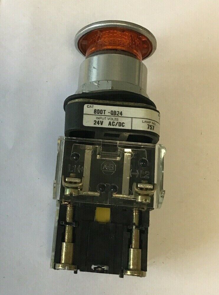 ALLEN BRADLEY 800T-QB24 PUSH BUTTON 24VAC/DC SERIES T
