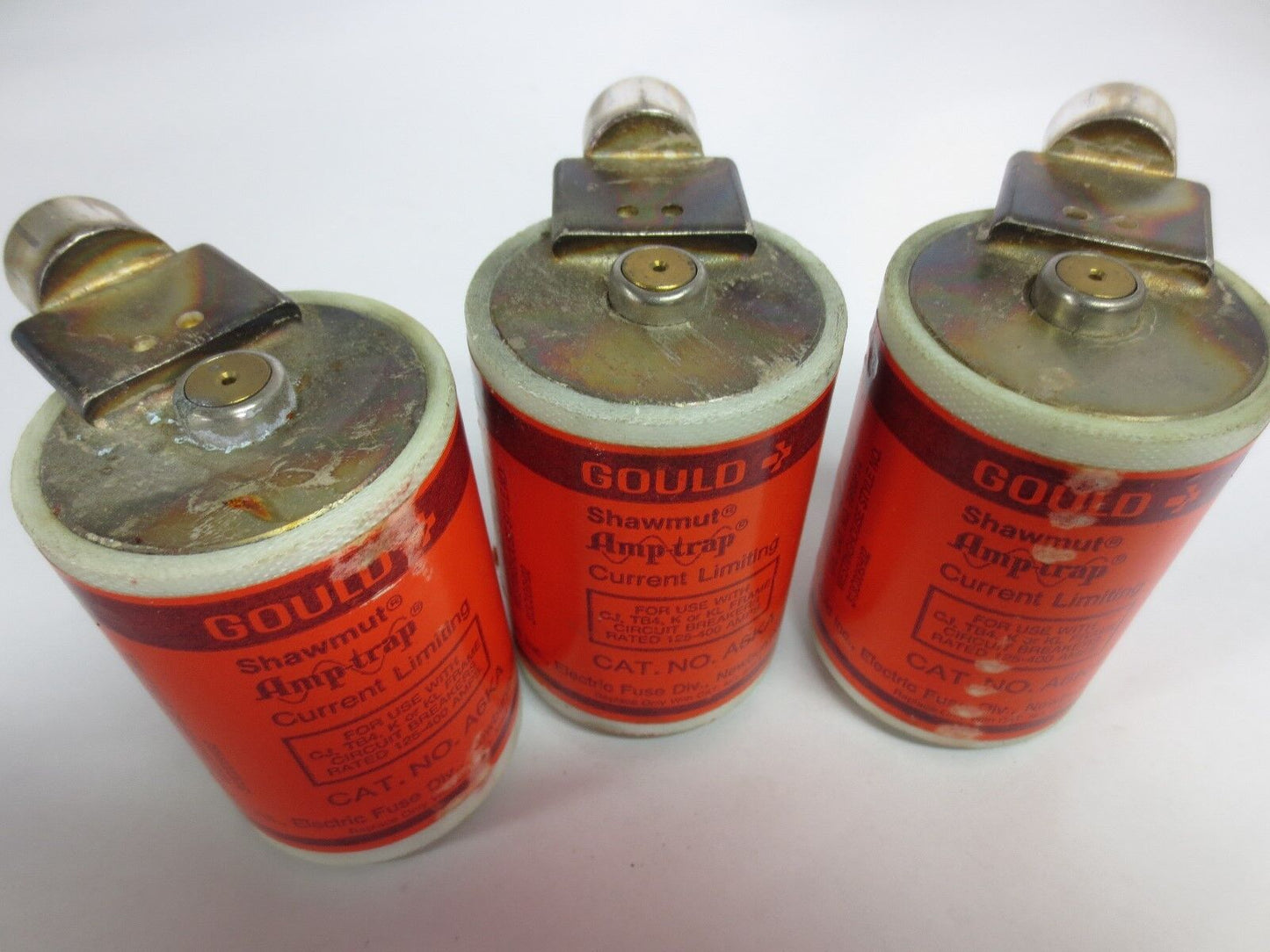 GOULD SHAWMUT A6KA FUSES, 125-400A - LOT of 3