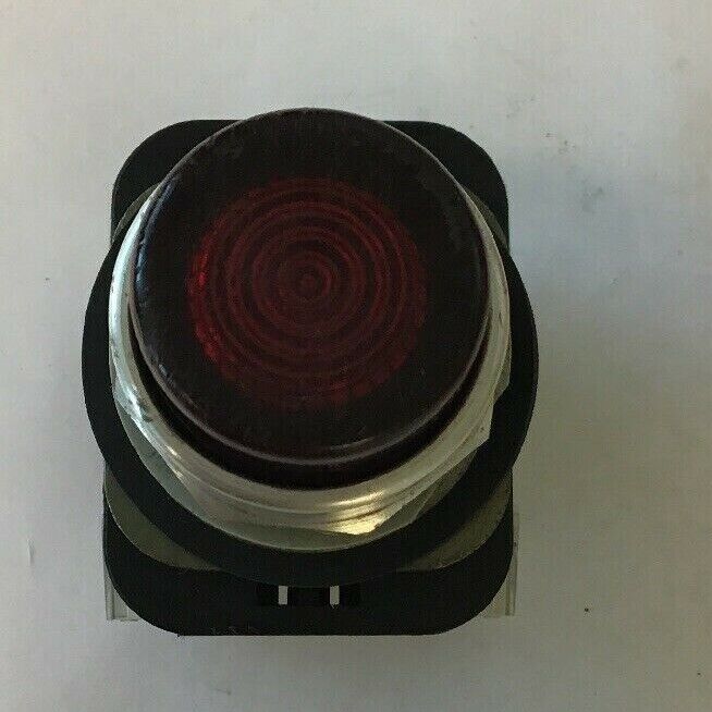 ALLEN BRADLEY 800T-QT24 SER.T RED PUSHBUTTON SWITCH 24VAC/DC #757 LAMP
