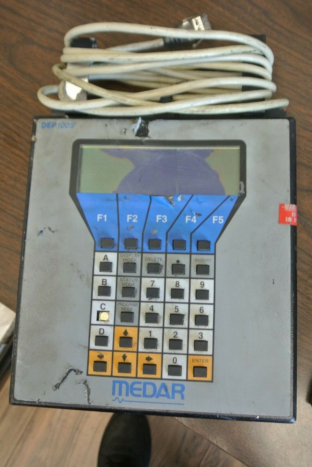 MEDAR 937-0009V1 / DEP100S / HANDHELD TERMINAL / PENDANT / 12-24VDC / for PARTS