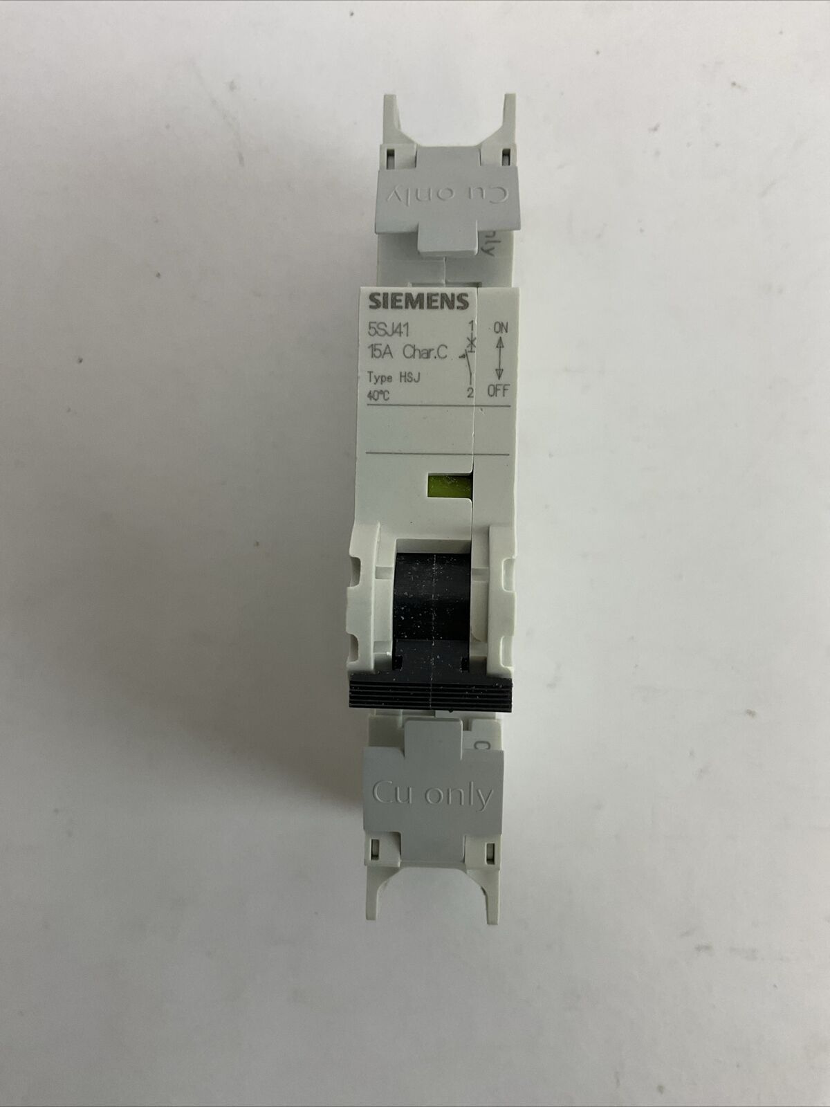 SIEMENS 5SJ4 118-7HG41 MINITURE CIRCUIT BREAKER 15AMP 240VAC 1POLE