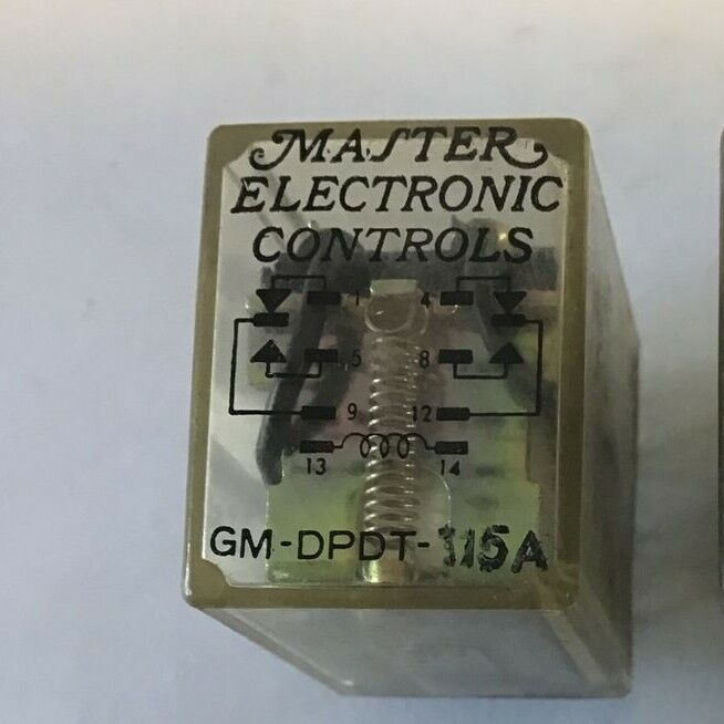 MASTER ELECTRONIC GM-DPDT-115A RELAY***LOTOF4***