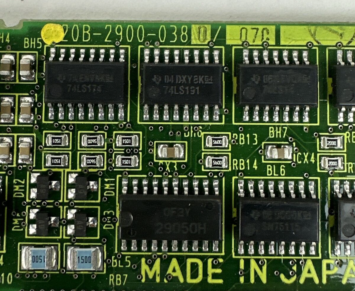 FANUC A20B-2900-0380/07C SERVO INTERFACE MODULE CIRCUIT BOARD A350-2900-T386/06