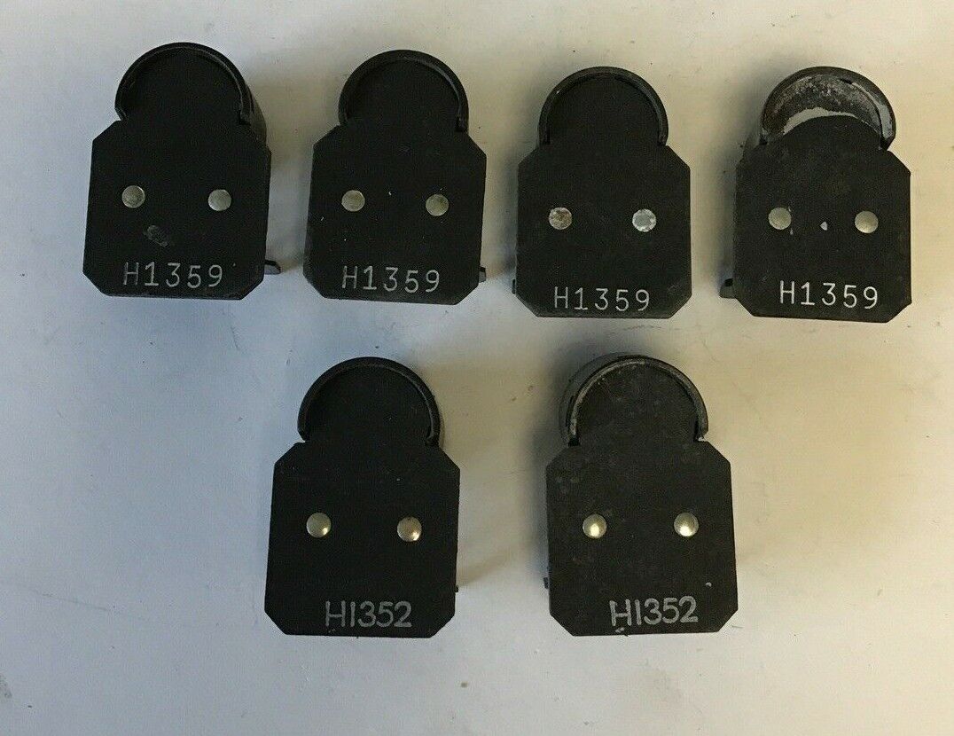 CUTLER HAMMER 9586H1359B(4)&9586H1352B(2)***LOTOF6***OVERLOAD HEATERS