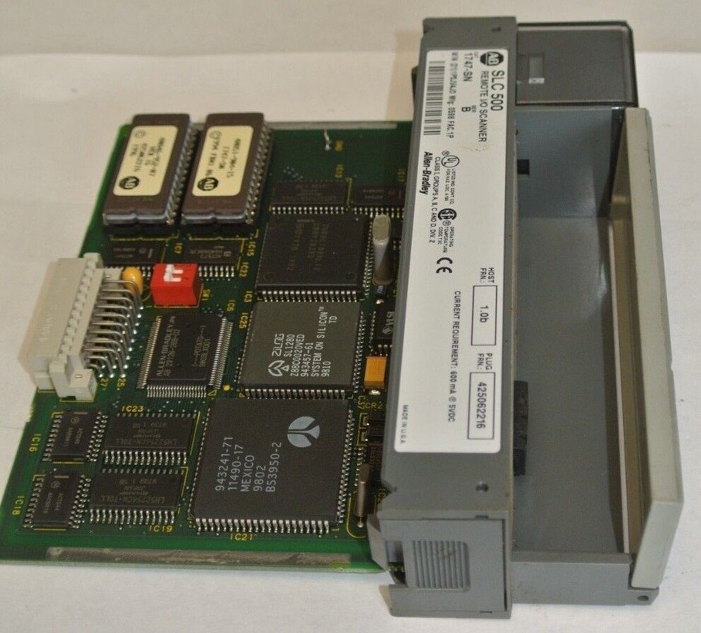 ALLEN-BRADLEY 1747-SN REMOTE I/O SCANNER MODULE - Ser. B - HOST FRN: 1.0b