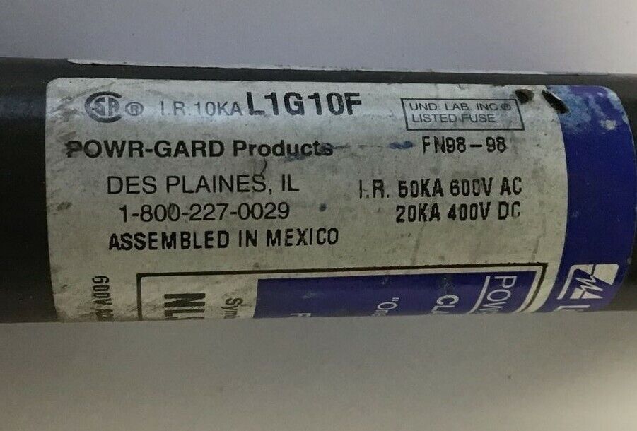 LITTELFUSE NLS 40 POWR-GARD FUSE 40AMP 600VAC 400VDC CLASS K5 ****LOTOF4****