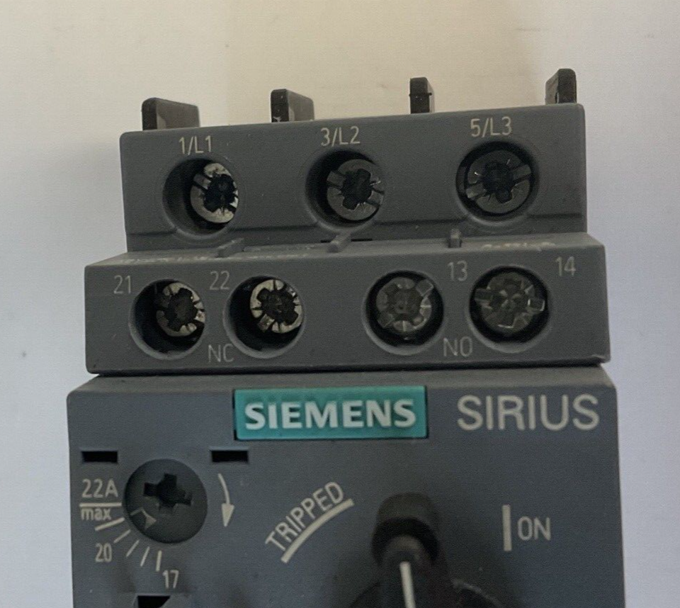 SIEMENS 3RV2021-4CA10 MANUAL MOTOR STARTER