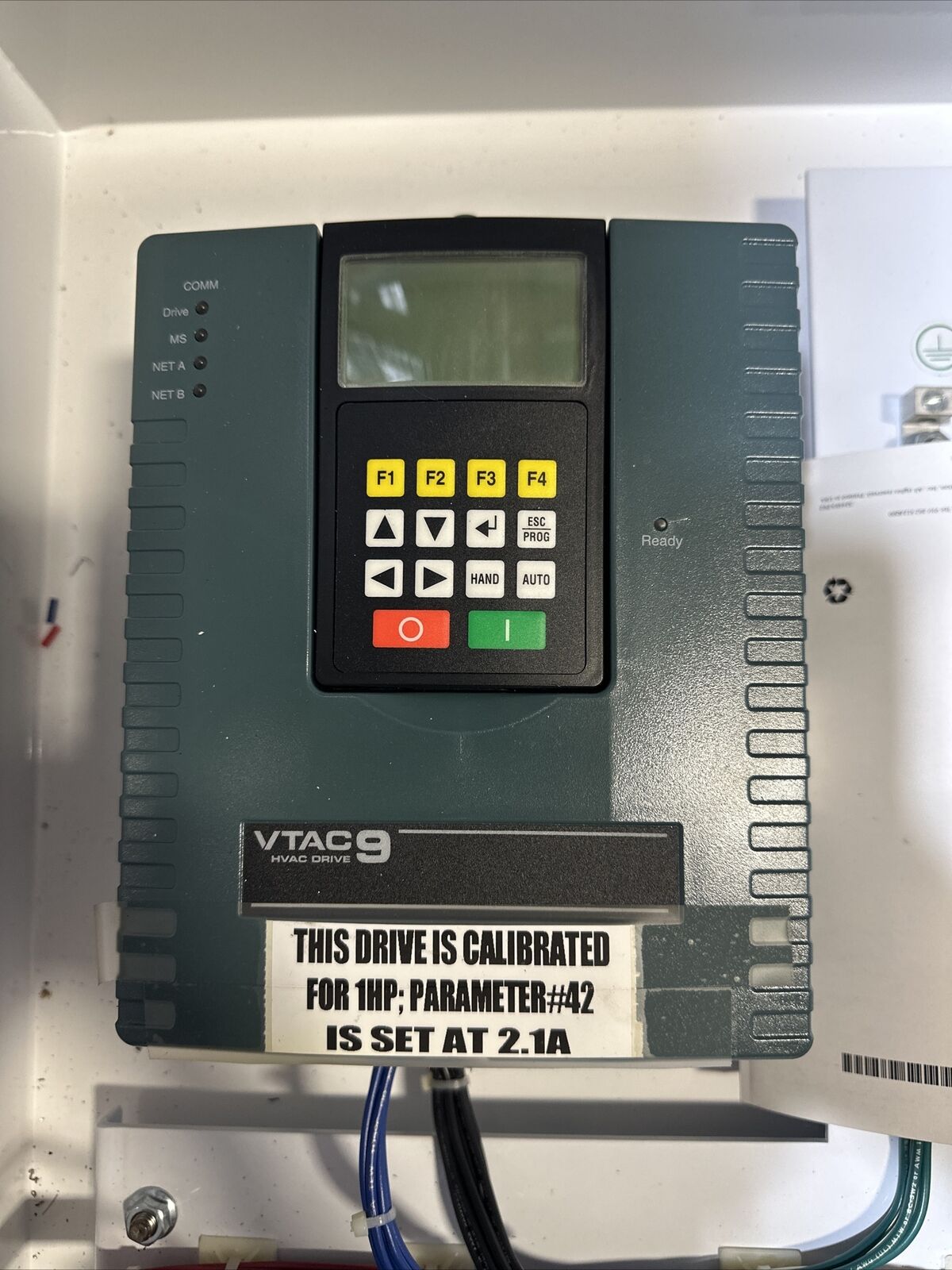 ROCKWELL AUTOMATION VTAC 9 HVAC DRIVE 9V141HRNB30 S7-639A-V9-1 460VAC 1HP 3PH