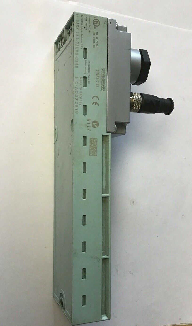 SIEMENS 143-3BH00-0XA0 SIMATIC S7 MODULE W/ 194-3AA00-0BA0 2A/24V
