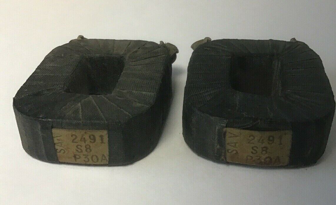 SCHNEIDER ELECTRIC 2491-S8-P30A COIL120V-60HZ, 110V-50HZ***LOTOF2***