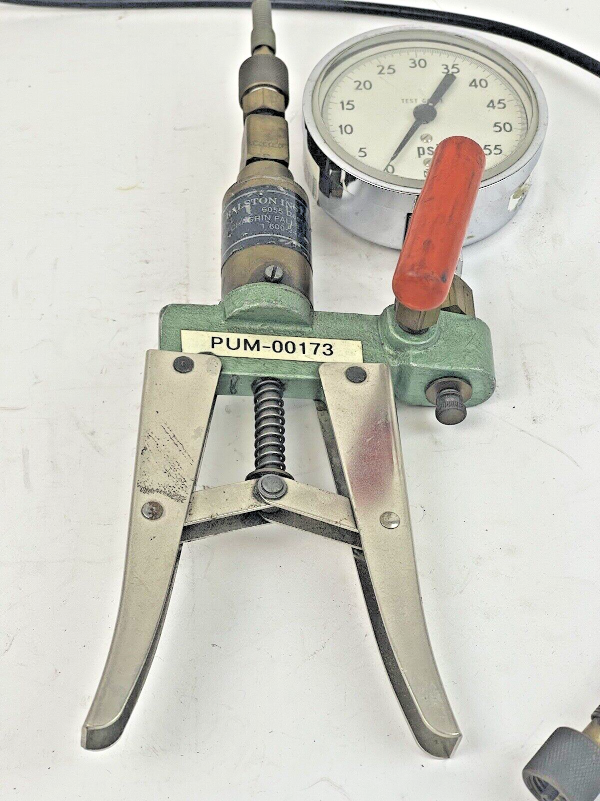 RALSTON INSTRUMENTS - HYDRAULIC HAND PUMP - 0-60 PSI - PUM 00173 - CALIBRATOR