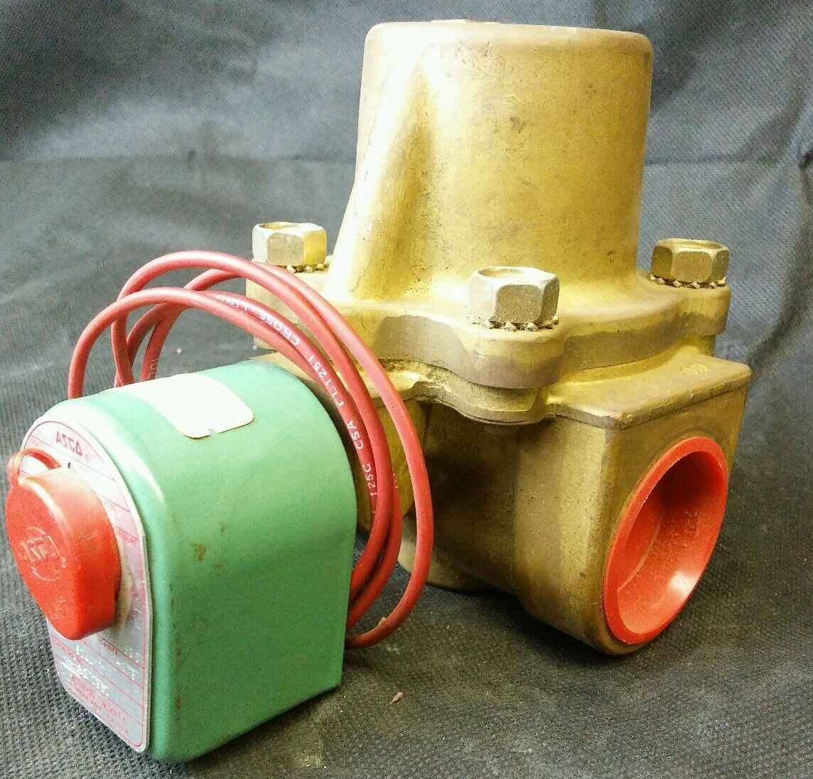 ASCO 8210B80 10-300PSI 120V-AC 1-1/4 IN NPT SOLENOID VALVE D522467