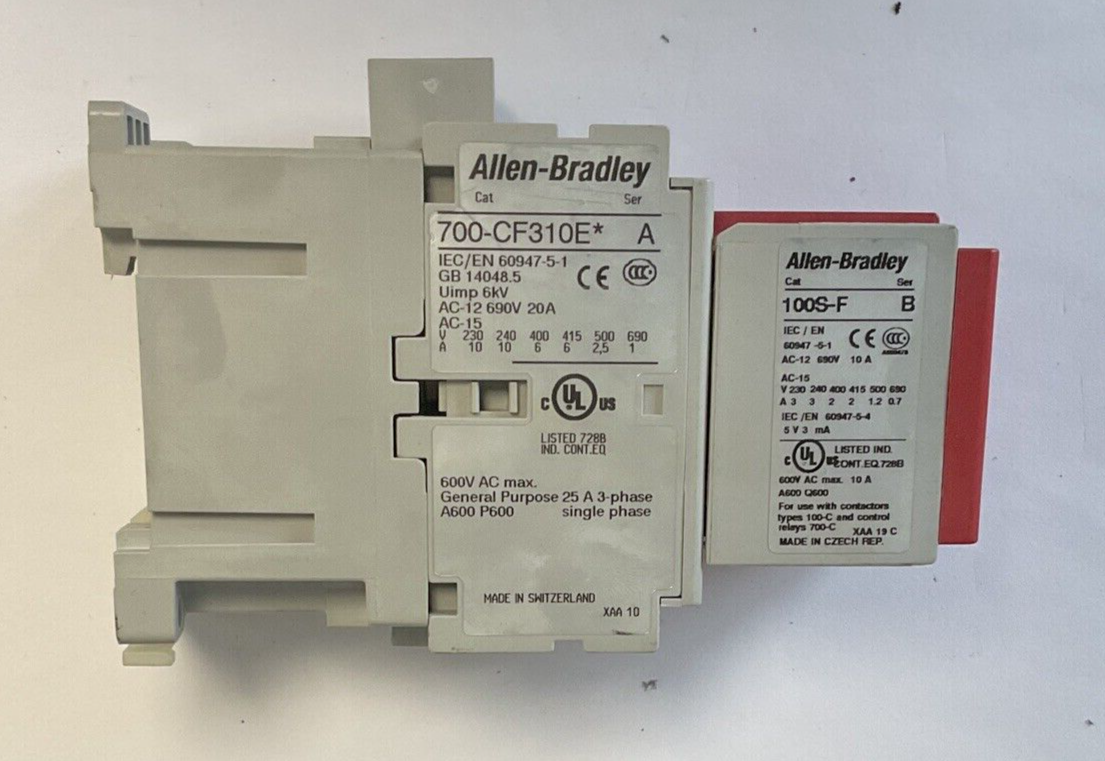 ALLEN BRADLEY 700S-CF440EJBC CONTROL RELAY SER.A