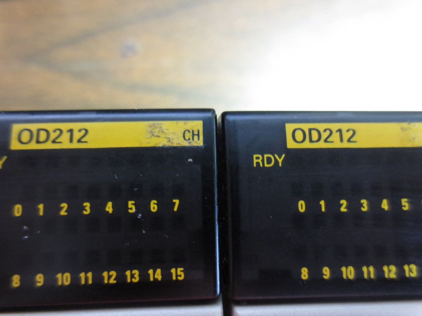 OMRON CQM1H-CPU11 CPU, PA203 POWER SUPPLY, ID212, OD212, OC222 ASSEMBLY