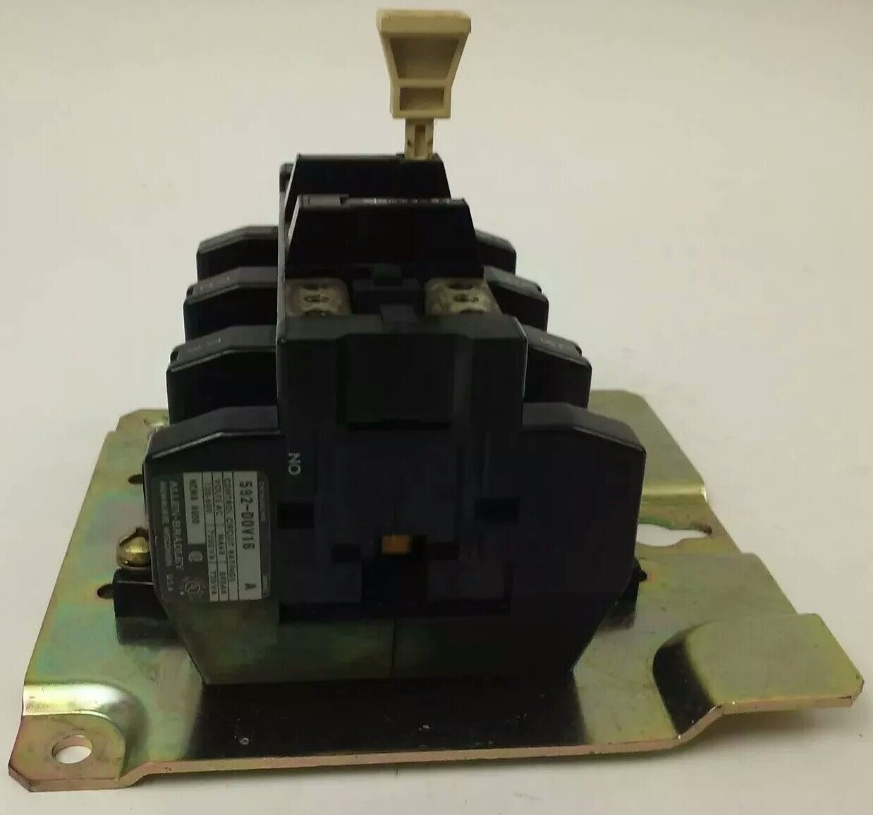 ALLEN BRADELY 592-DOV16 SERIES A OVERLOAD RELAY MISSING SCREWS, BOLTS AND TEST