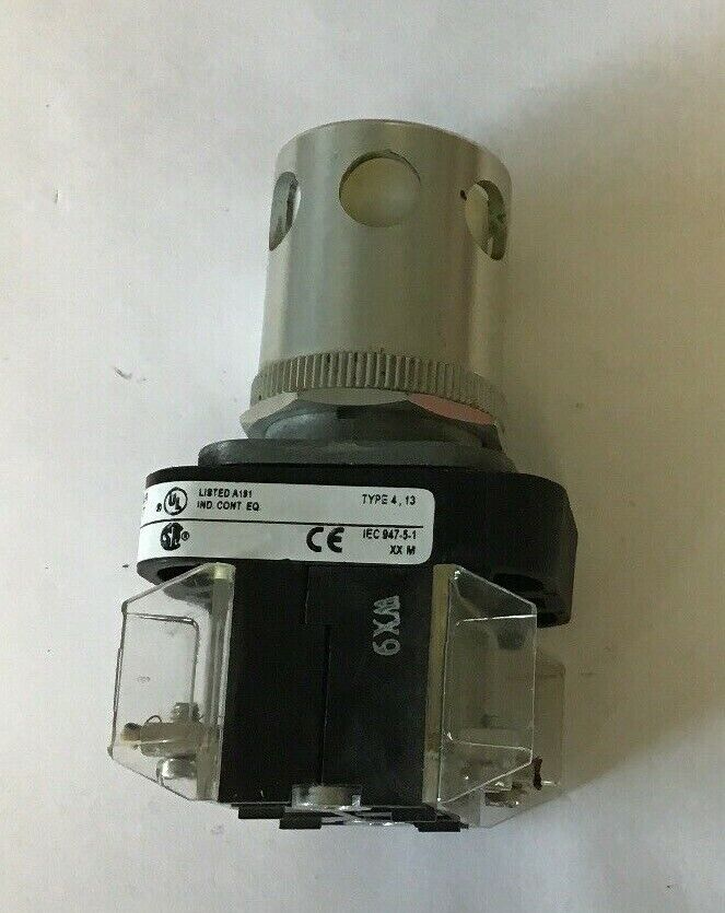ALLEN BRADLEY 800T-QAH24GD1 , SERIES T, PUSH BUTTON WHITE, 24 VDC/AC