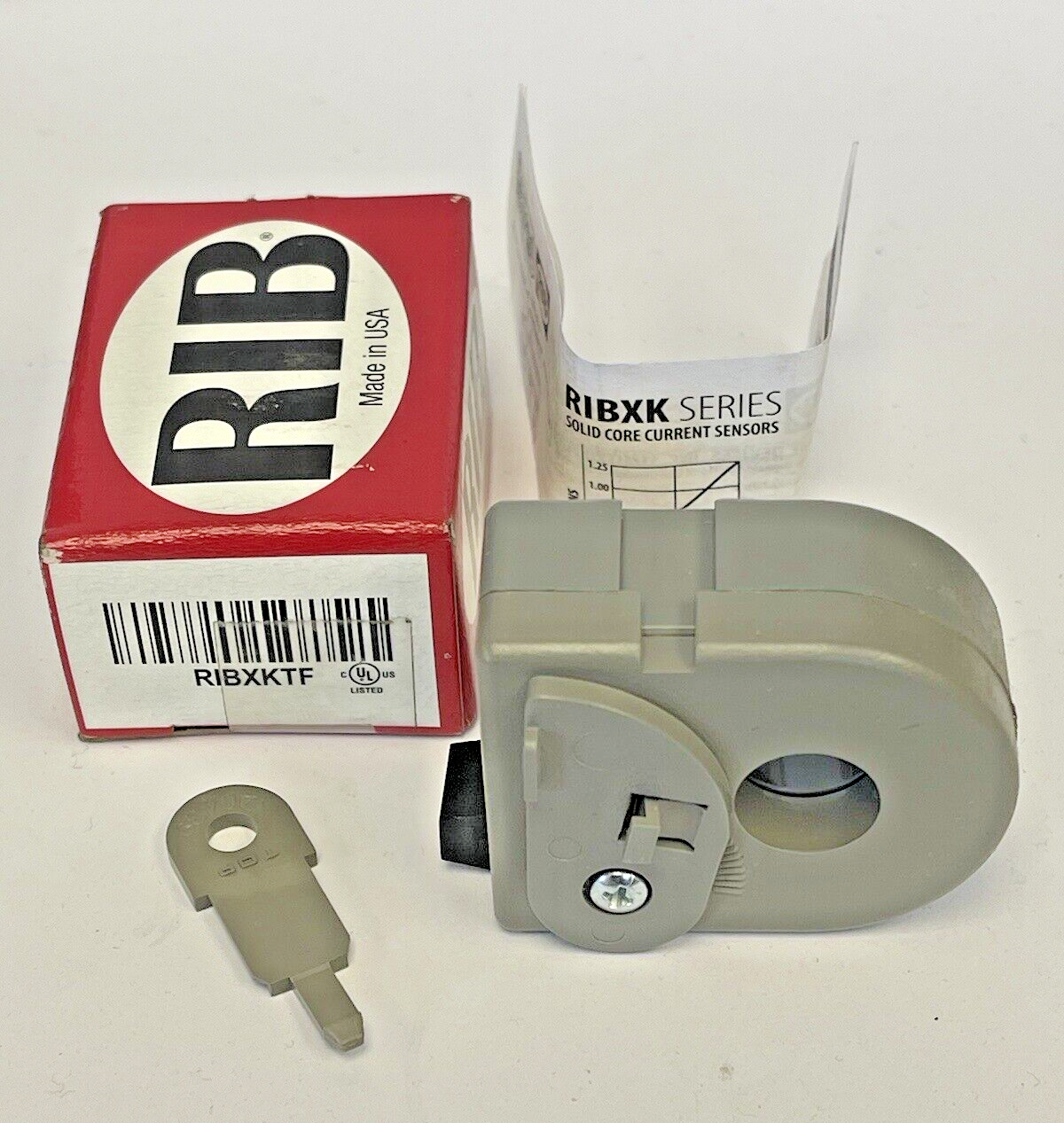 RIB - RIBXKTF - Current Switch, Solid Core, Fixed, 0.25-150 Amp, Terminal