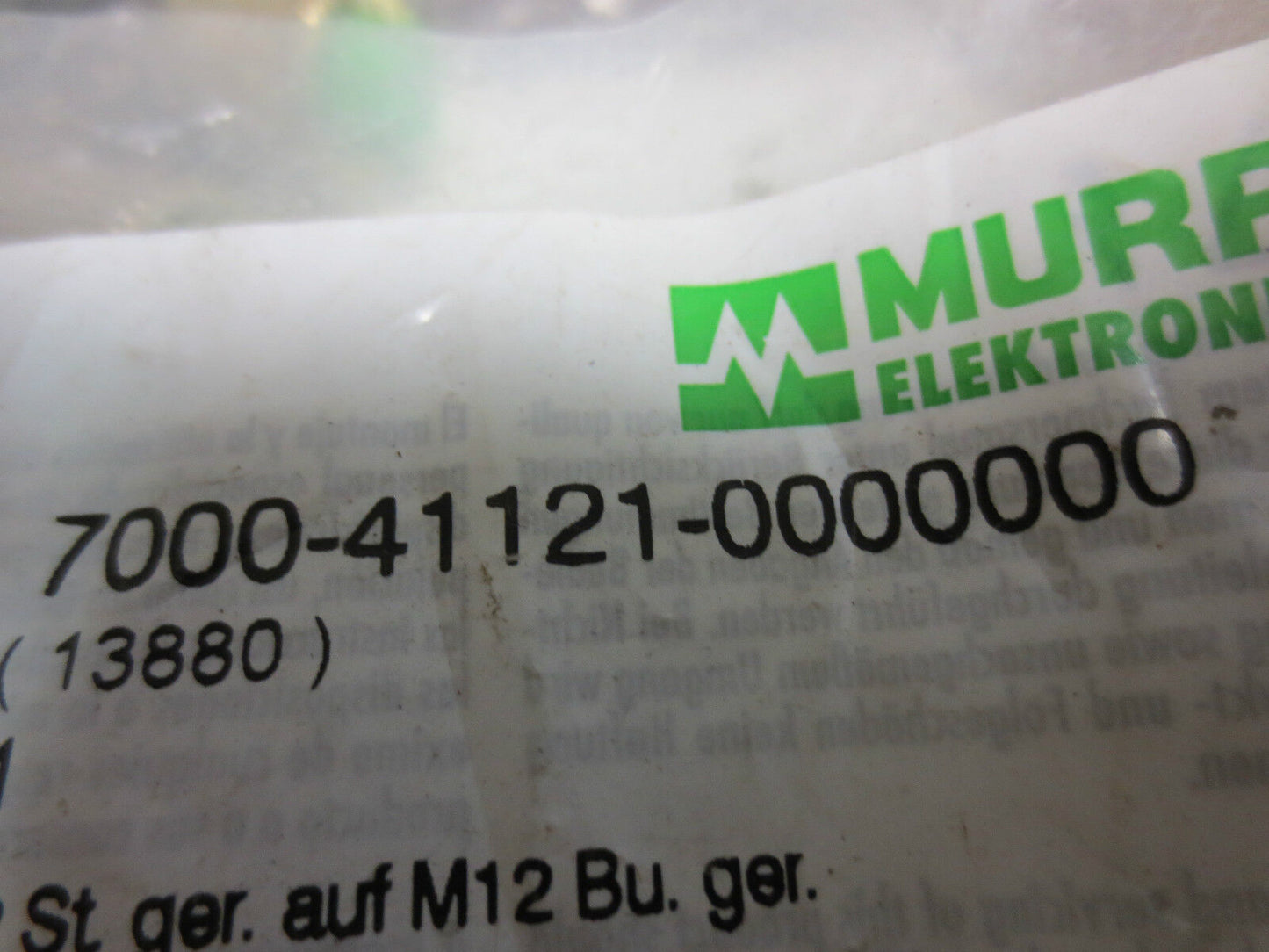 MURR 7000-41121-0000000 T-COUPLER M12 (1) MALE 5-POLE (2) M12 FEMALE 4-POLE N.O.