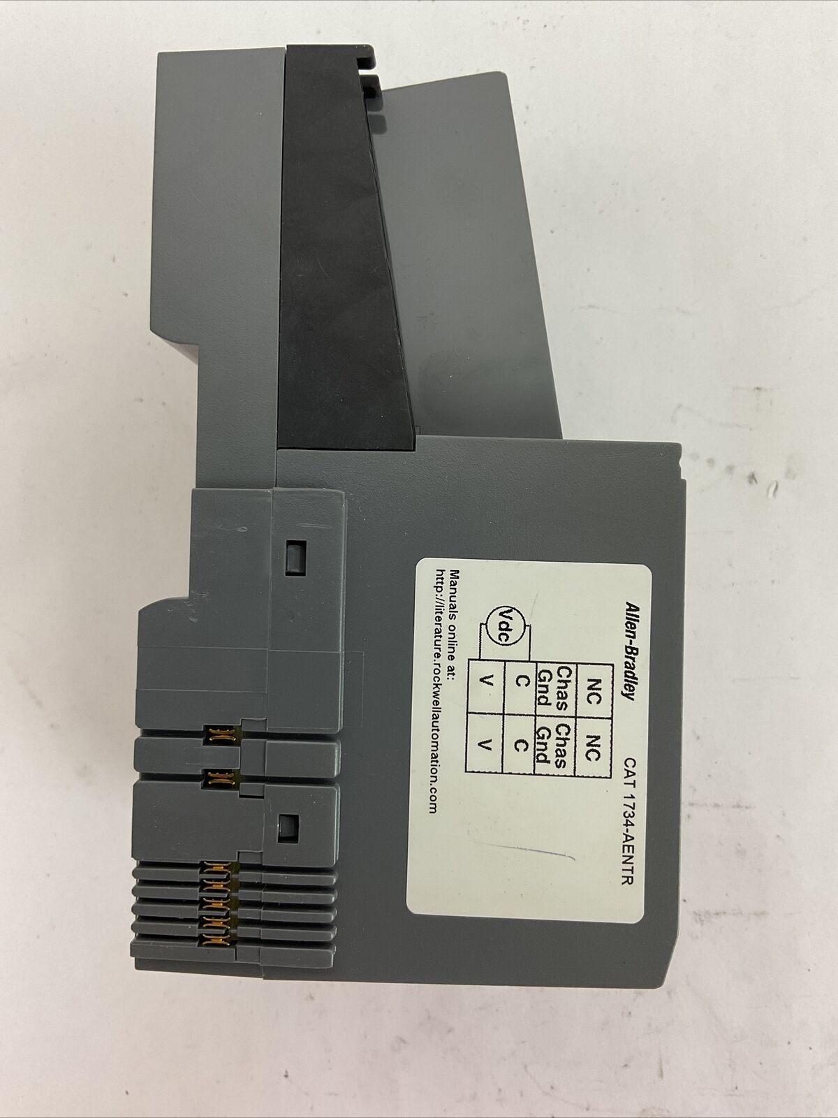 ALLEN BRADLEY 1734-AENTR SER B FW 5.014 COMMUNICATIONS ADAPTER MODULE POINT I/O