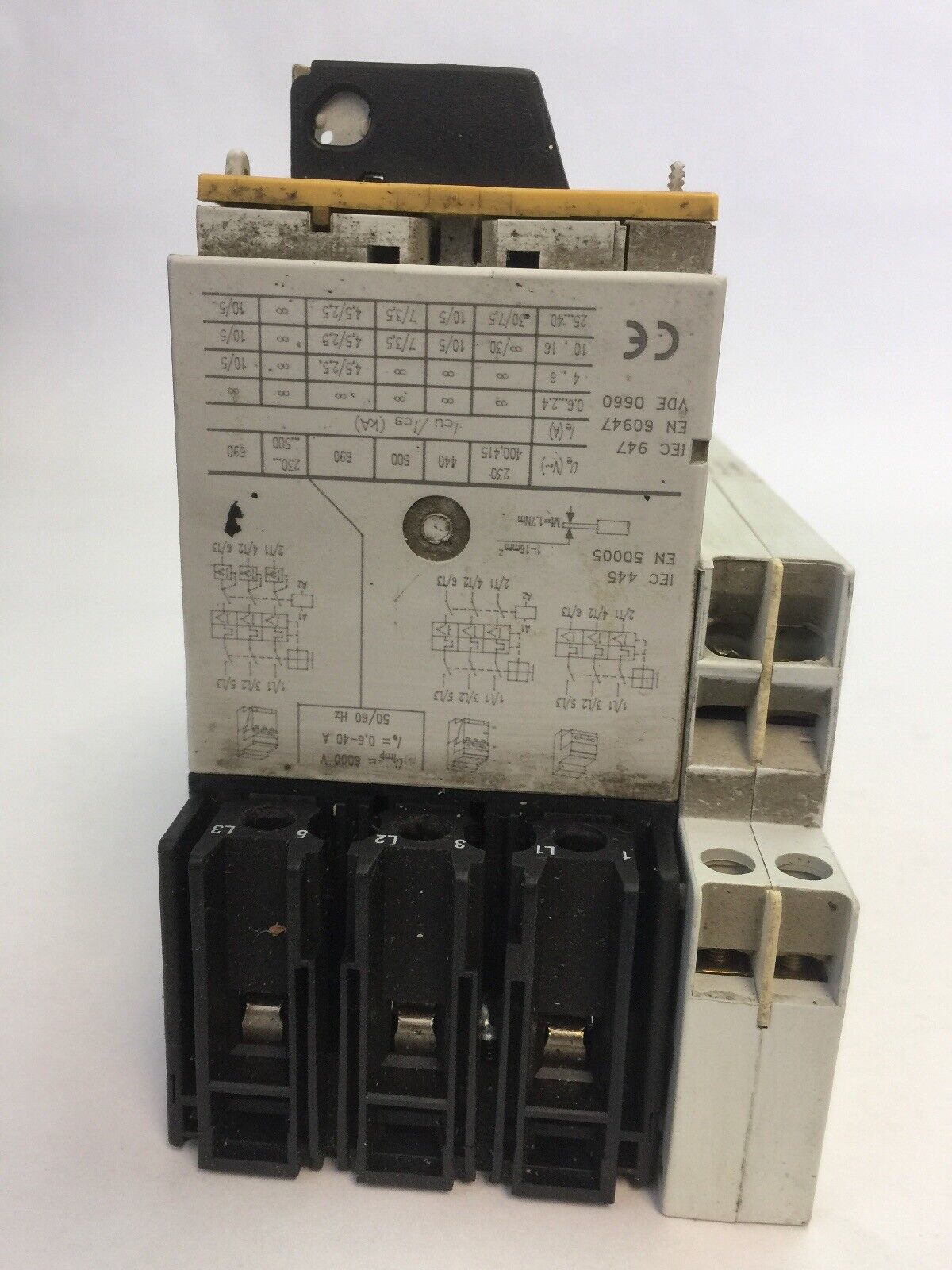 ALLEN BRADLEY MOTOR STARTER 190-P024 SER A 190-MN SER A 190-A40 SER B COIL 120V