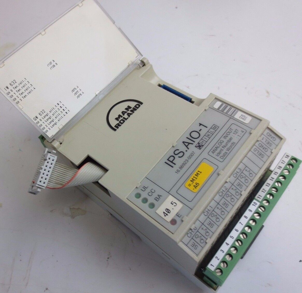 MAN ROLAND IPS.AIO-1 ANALOG IN/OUT MODULE - 16.86923-0007 for MAN Cromoman PRESS
