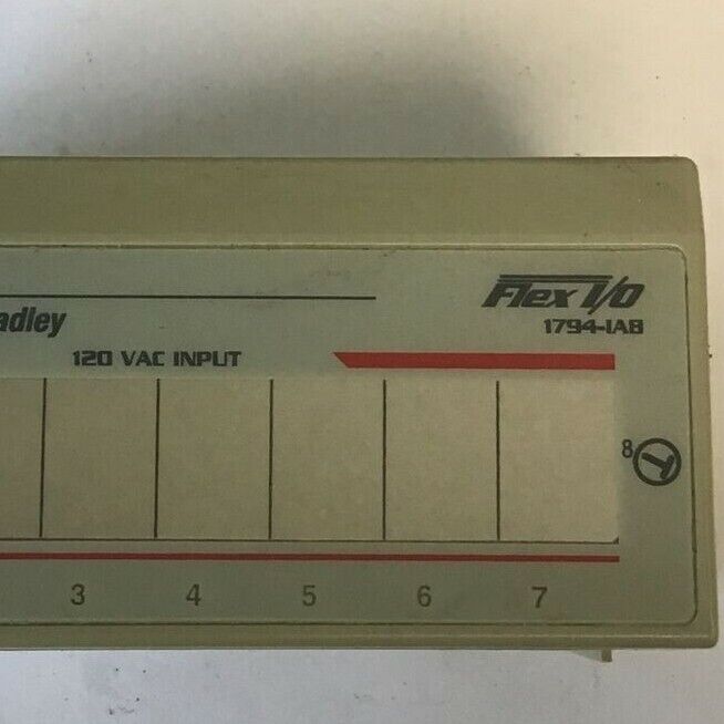 ALLEN BRADLEY 1794-IA8 INPUT 120VAC 50-60HZ ****LOTOF3****