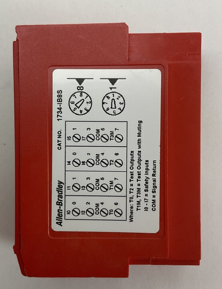 ALLEN BRADLEY 1734-IB8S INPUT MODULE SER A INPUT 11-30VDC @ 3.5A