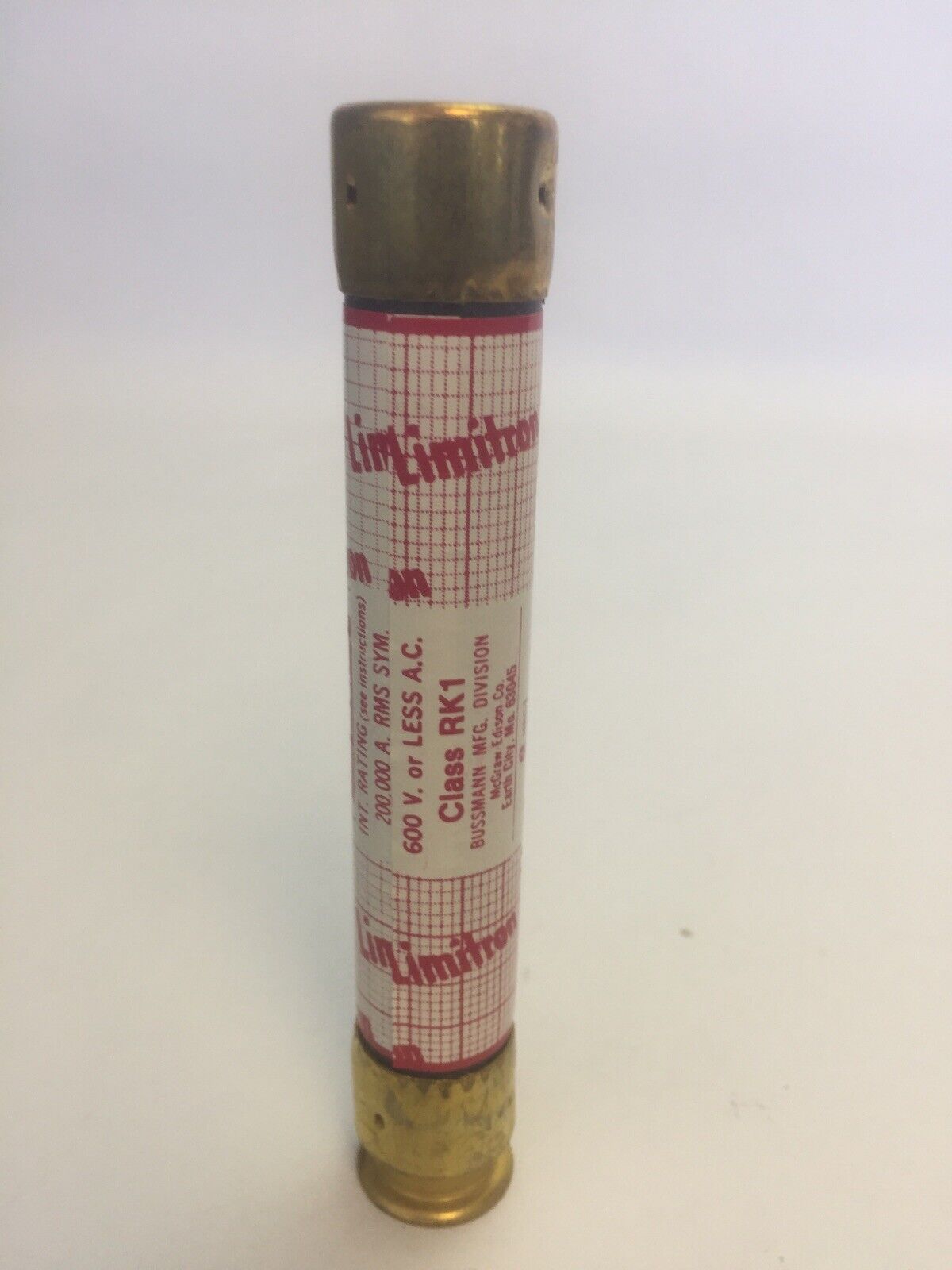 BUSSMAN LIMITRON KTS-R 6 FAST ACTING CURRENT LIMITING FUSE 6A 600VAC (LOT OF 10)
