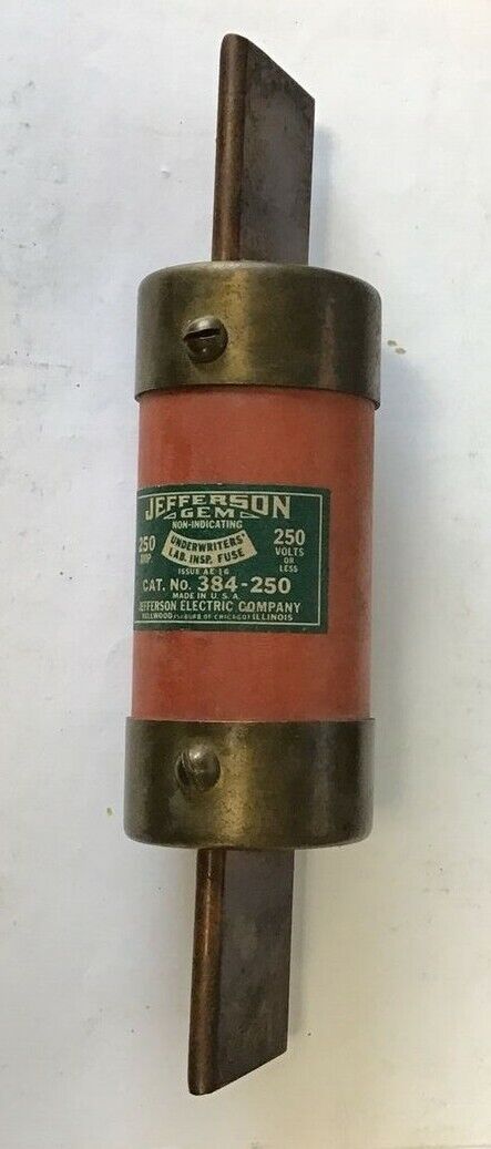 JEFFERSON GEM 384-250 FUSE 250A NON-INDICATIONG ISSUE AE-16