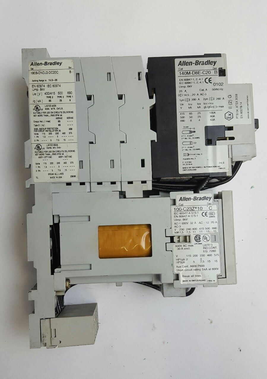 Allen Bradley Compact Starter 190S-CNDJ2-DC20C SER B 100-C23Z*10