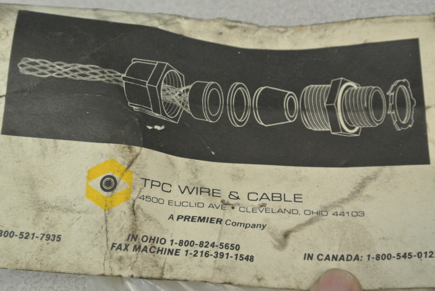 TPC WIRE & CABLE 55320 NYLON KORD-GARD / STRAIN RELIEF, CORD GRIP / NEW SURPLUS