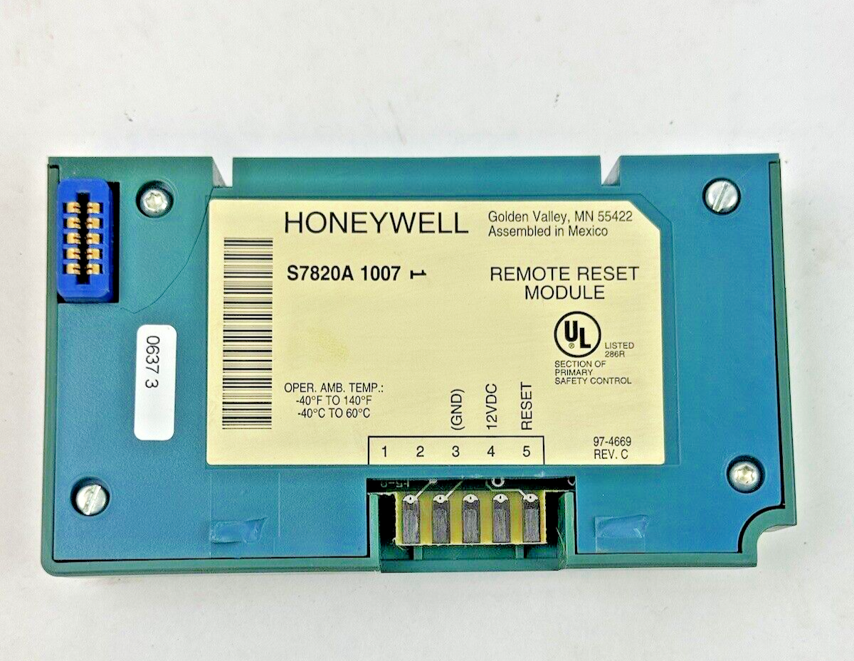 HONEYWELL - RM7823 A 1016 - ULTRAVIOLET FLAME AMPLIFIER - BURNER CONTROL