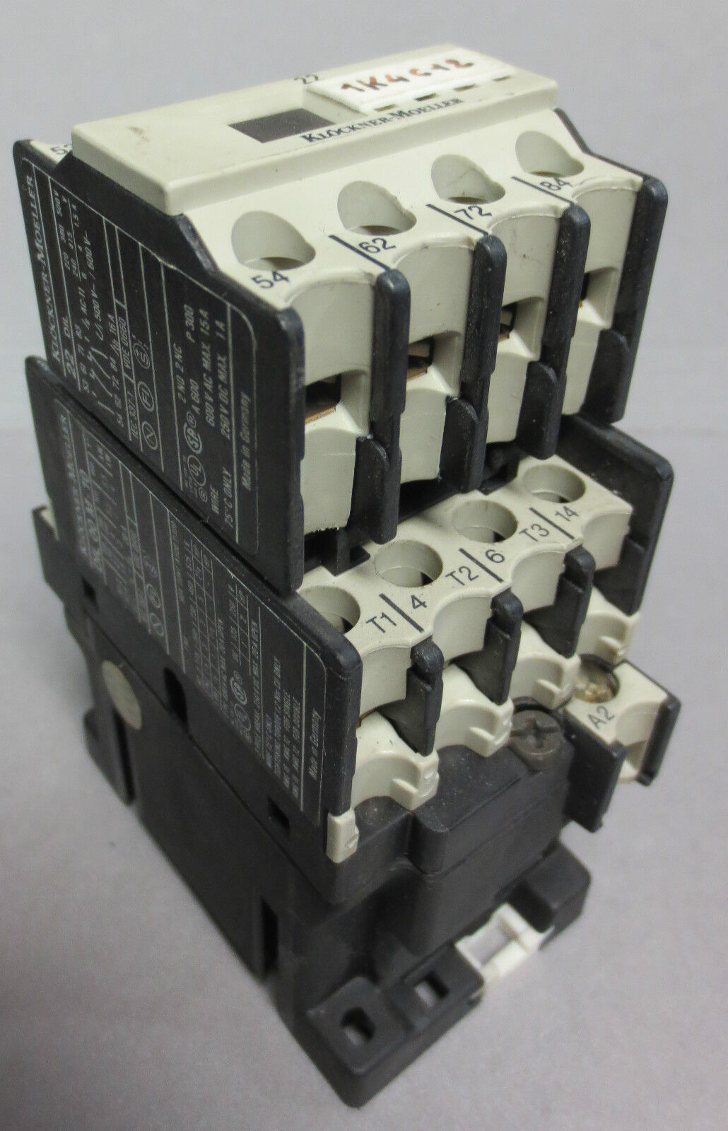 KLOCKNER-MOELLER DIL 00 M-10 & 22 DIL RELAY / CONTACTOR ASSEMBLY