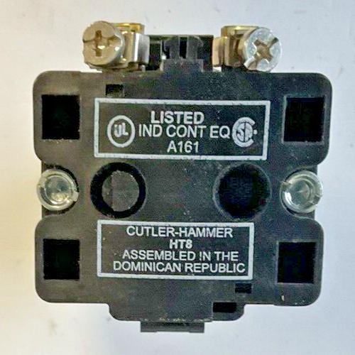 CUTLER HAMMER HT8 GREEN PUSH BUTTON 250V